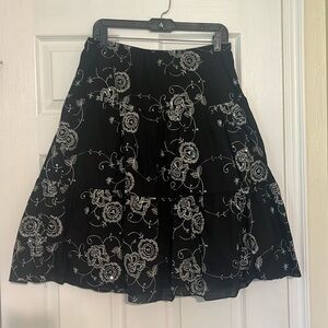 Sequin Flower Skirt